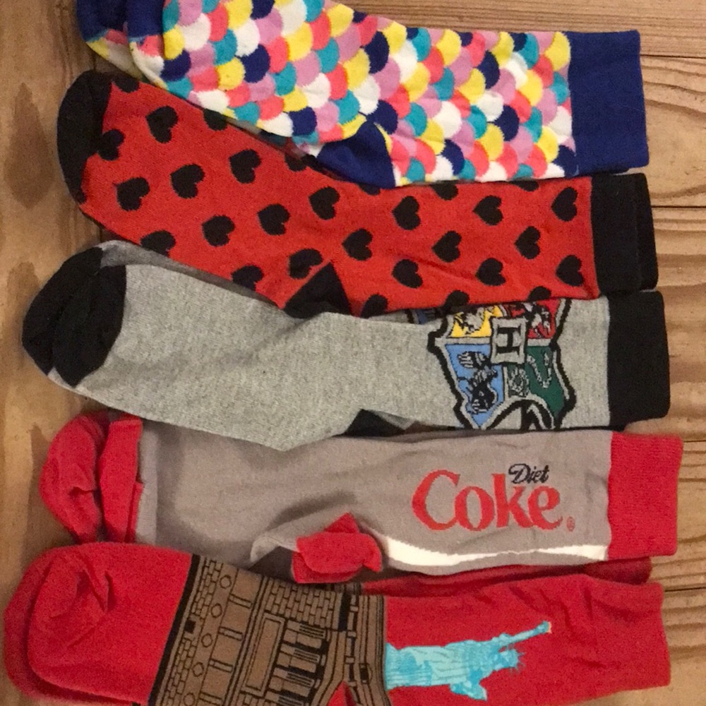 Fun sock bundle! Excellent condition no signs of wear